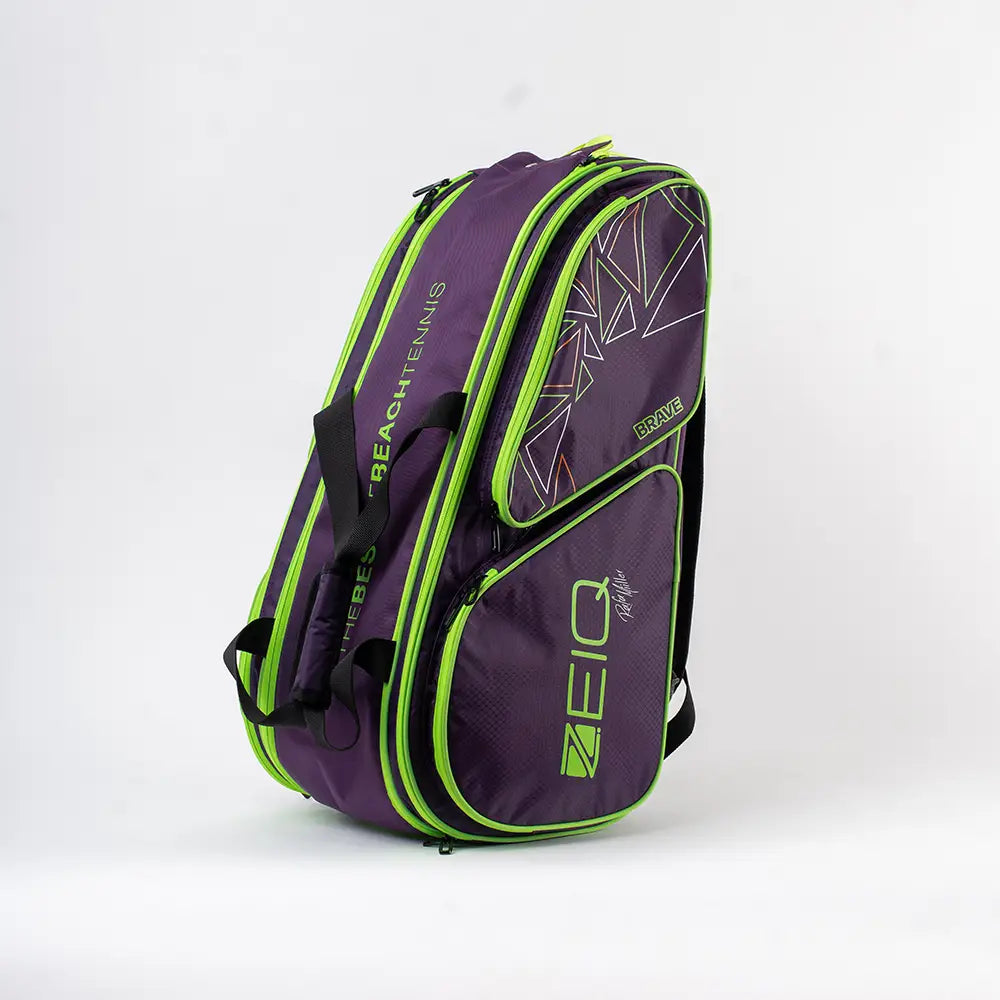 Raqueteira Brave Zeiq Roxa Verde – ZEIQ