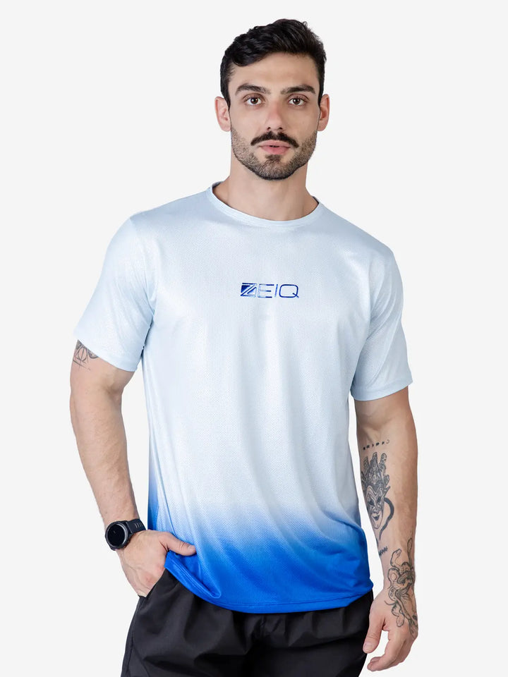 Camiseta Esportiva Horizont LB Zeiq Blue White