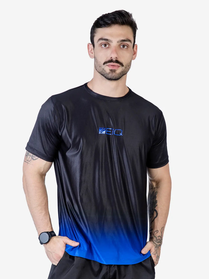 Camiseta Esportiva Horizont LB Zeiq Blue Black