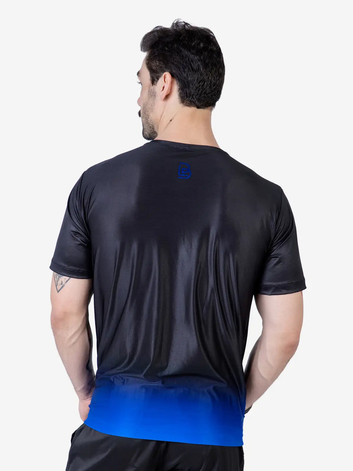 Camiseta Esportiva Horizont LB Zeiq Blue Black