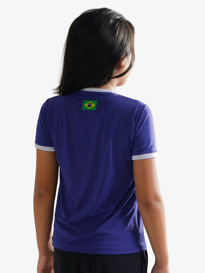 Camiseta Esportiva Infantil Copa Zeiq Azul