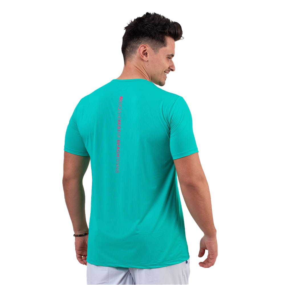 Camiseta Esportiva Slim Dry Zeiq Verde Oceani