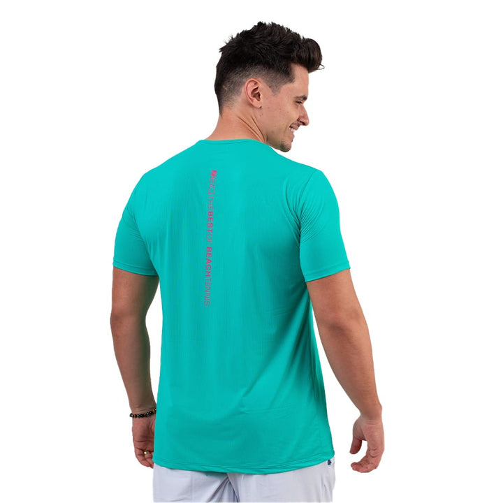 Camiseta Esportiva Slim Dry Zeiq Verde Oceani
