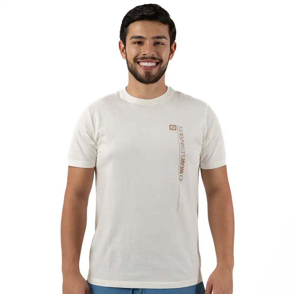 Camiseta Casual Eco Zeiq Cream