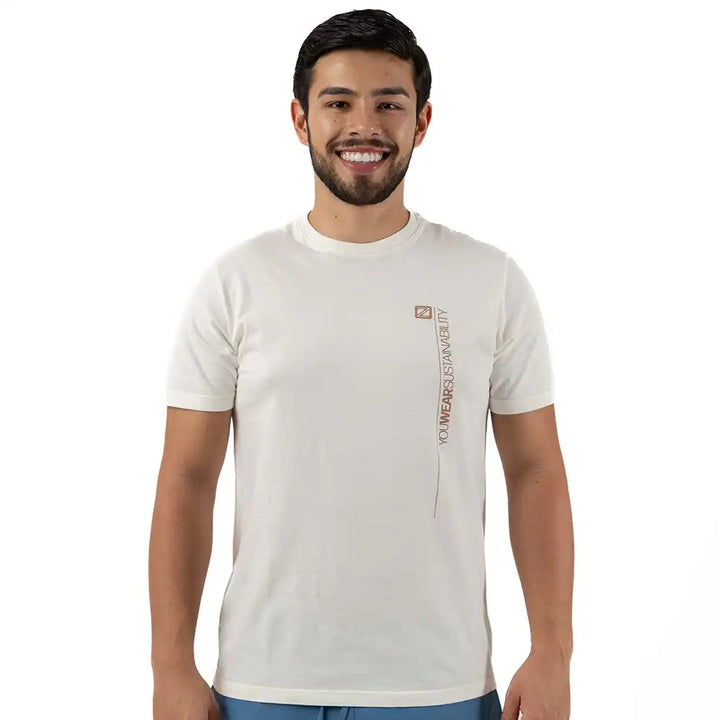 Camiseta Casual Eco Zeiq Cream