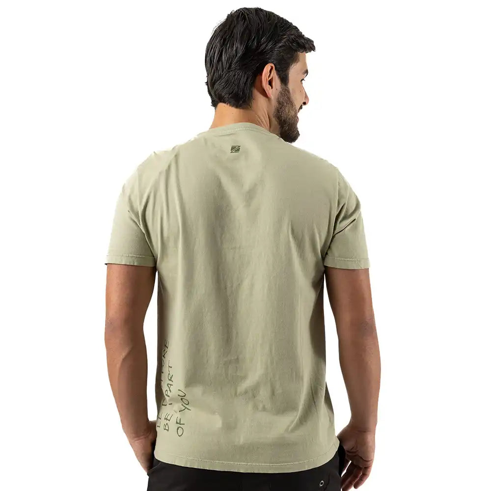 Camiseta Casual Eco Zeiq Old Green