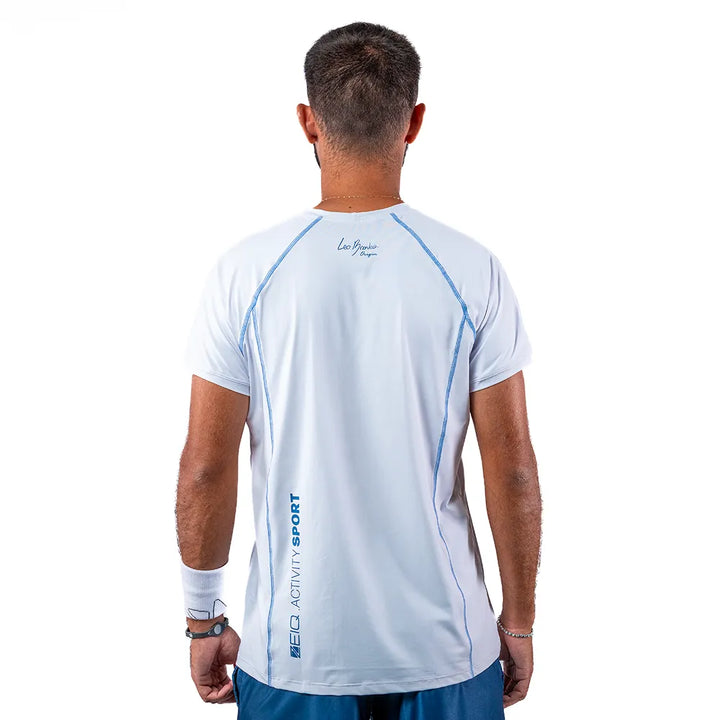 Camiseta Esportiva Slim Trace Branca Zeiq Leo Branco