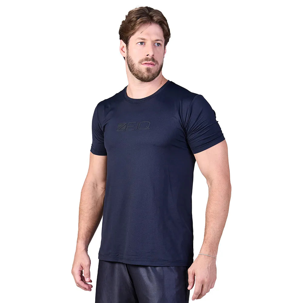 Camiseta Esportiva Slim Dry Zeiq All Black