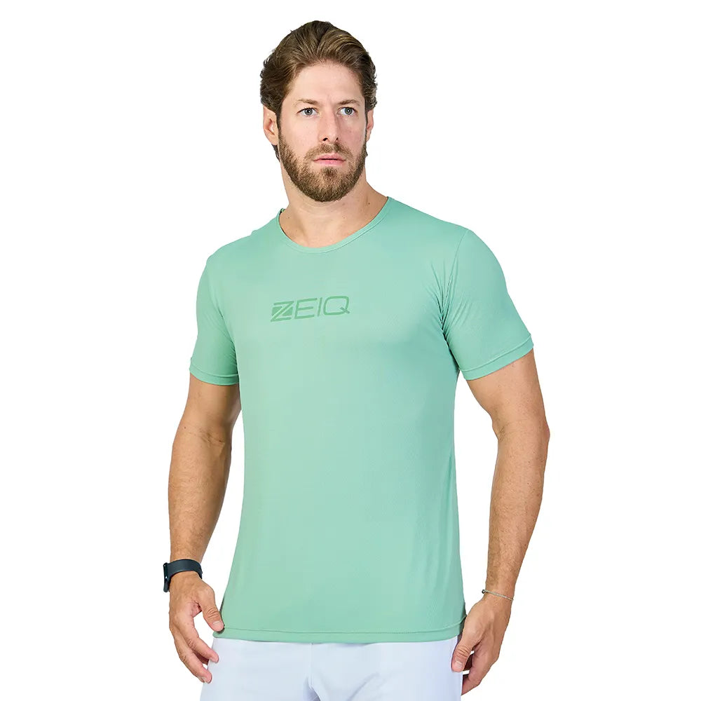 Camiseta Esportiva Slim Zeiq Pistache