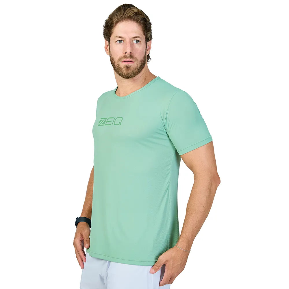 Camiseta Esportiva Slim Zeiq Pistache