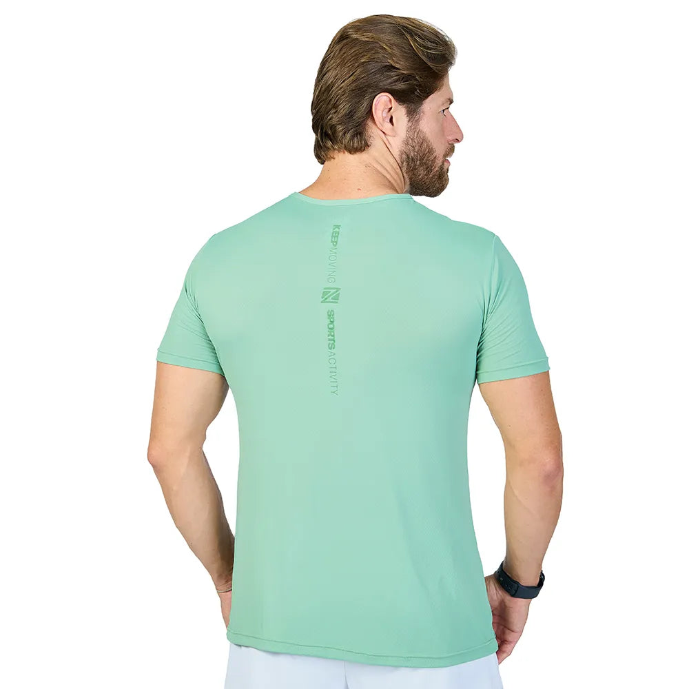 Camiseta Esportiva Slim Zeiq Pistache