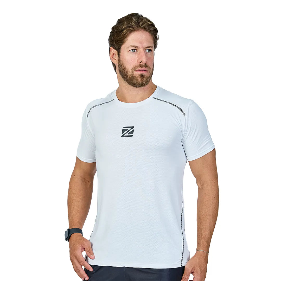 Camiseta Esportiva Slim Dry Prime HM Zeiq White
