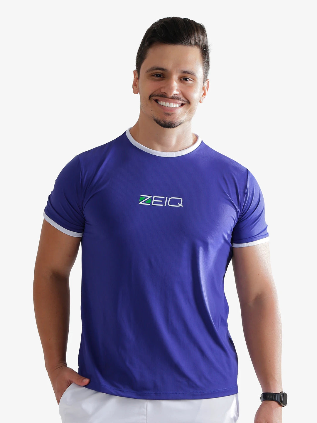 Camiseta Esportiva Slim Dry Copa Zeiq Azul