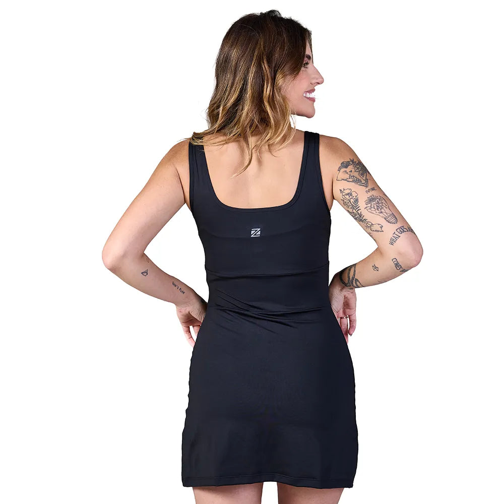 Vestido Basic Zeiq All Black