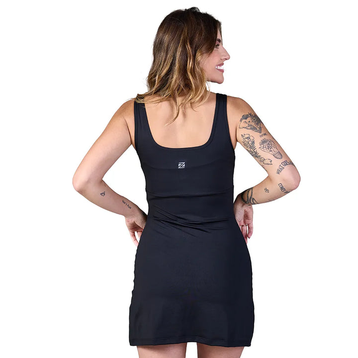 Vestido Basic Zeiq All Black