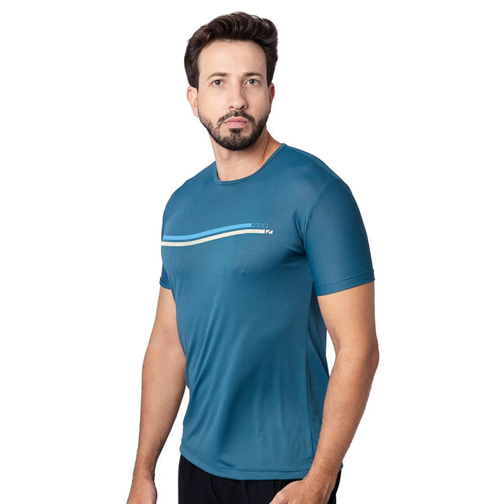 Camiseta Esportiva Slim Dry Navy Zeiq