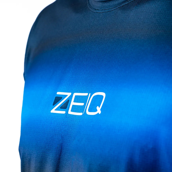 Camiseta Esportiva Degrade Azul Zeiq Lucas Cherione