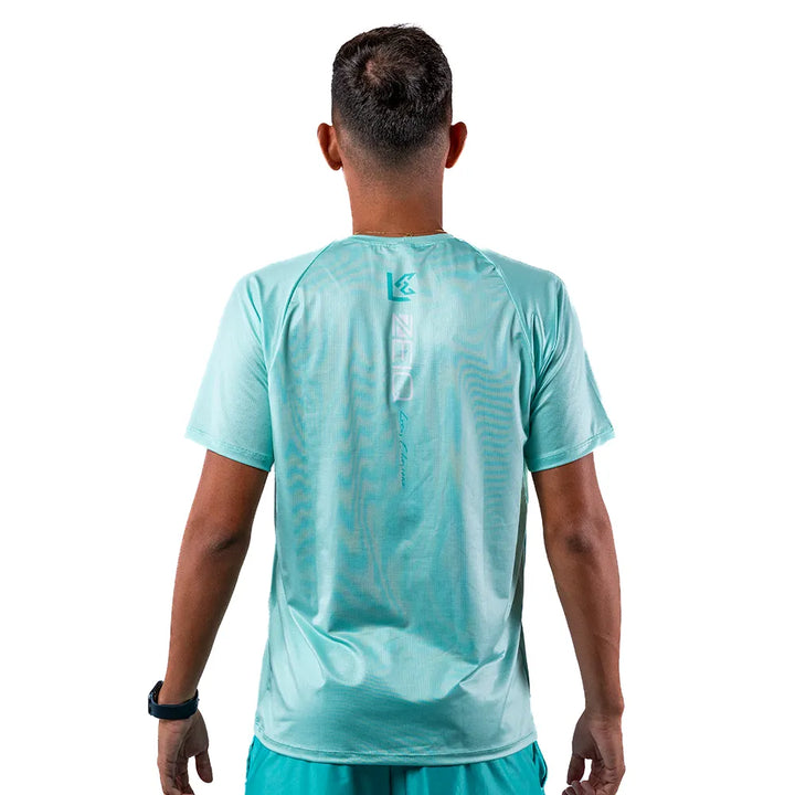 Camiseta Esportiva Estampa Verde Agua Zeiq Lucas Cherione