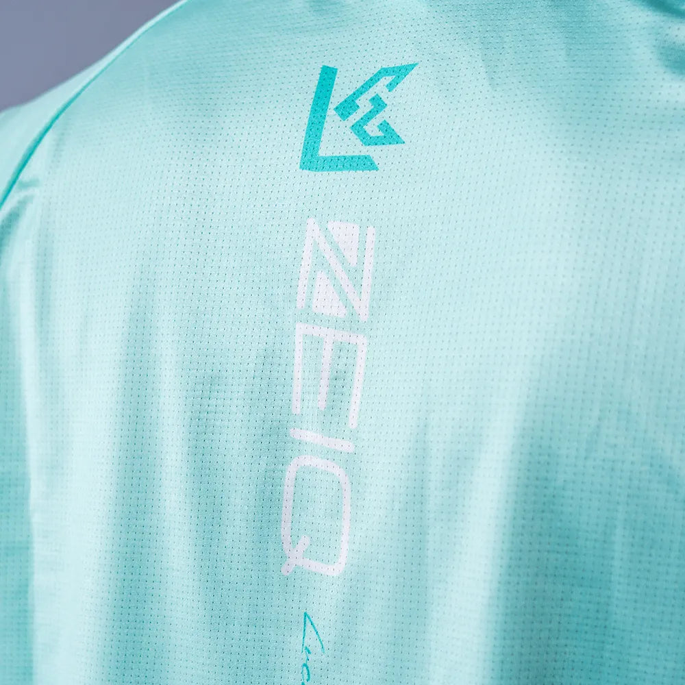 Camiseta Esportiva Estampa Verde Agua Zeiq Lucas Cherione