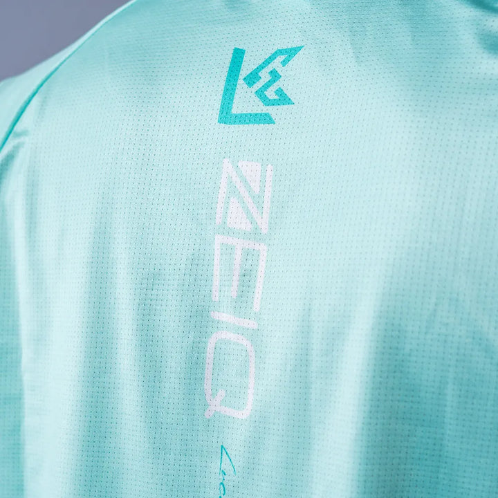 Camiseta Esportiva Estampa Verde Agua Zeiq Lucas Cherione