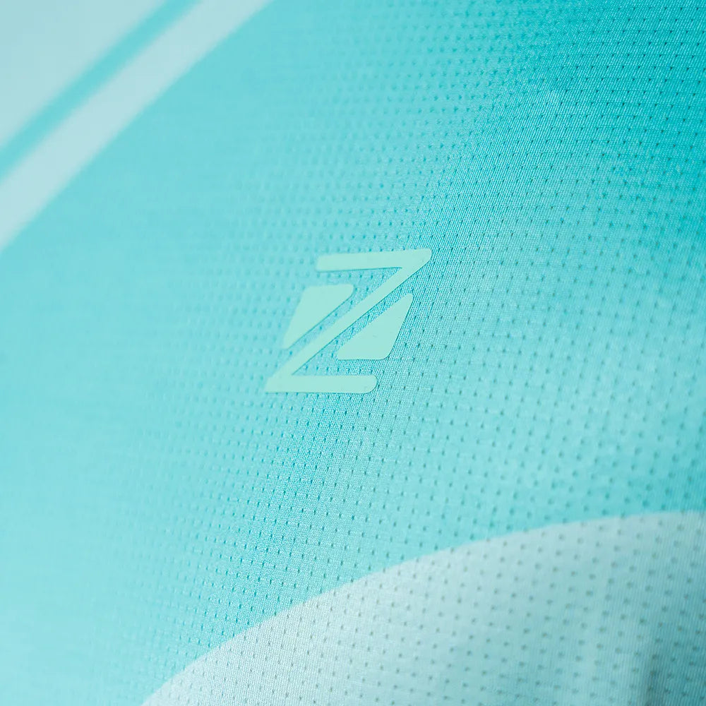 Camiseta Esportiva Estampa Verde Agua Zeiq Lucas Cherione