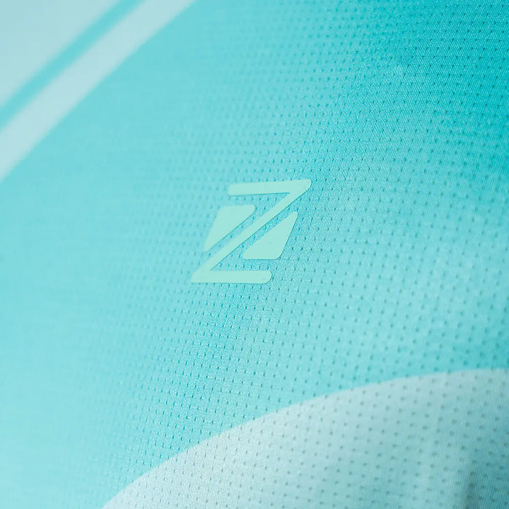 Camiseta Esportiva Estampa Verde Agua Zeiq Lucas Cherione