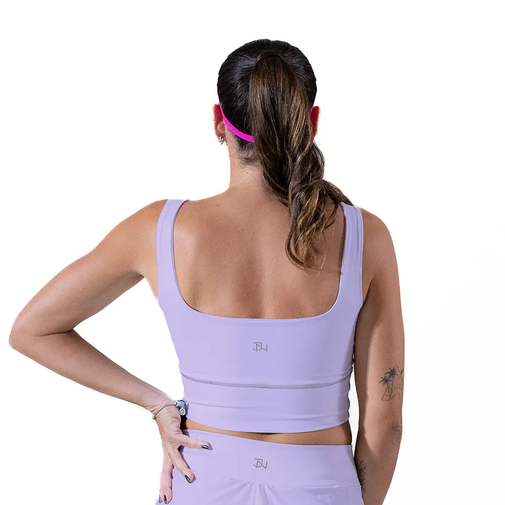 Top Fit Power Julia Nogueira Zeiq Lilas