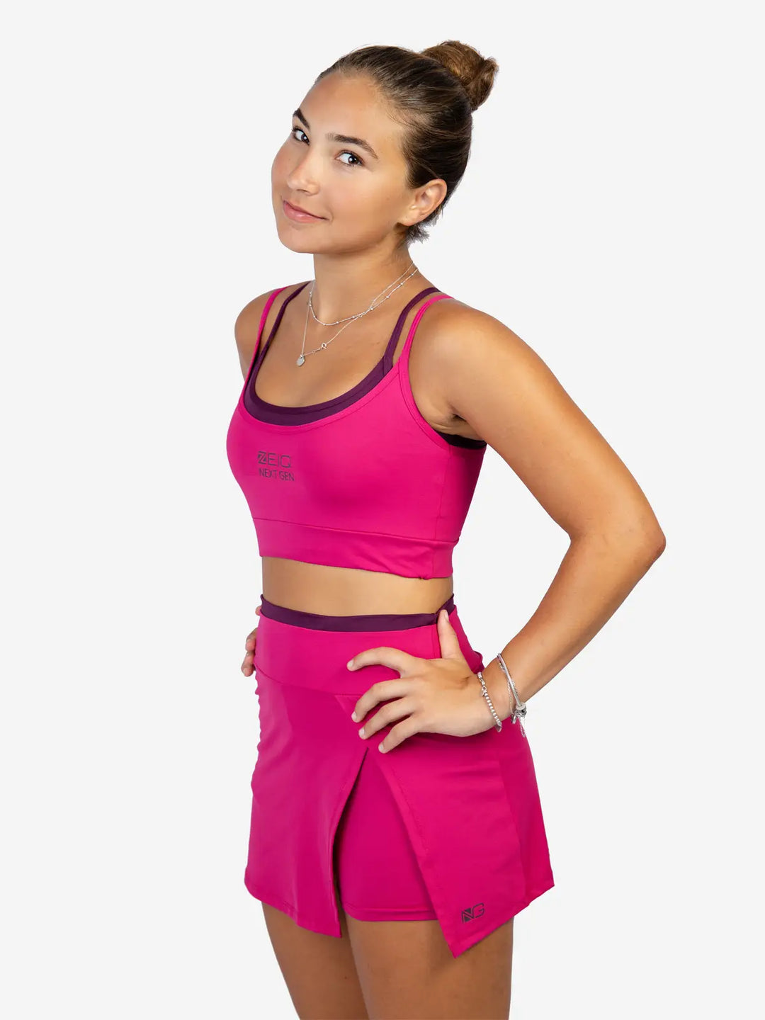Top Fit Alça Duplo Glam NG Zeiq Pink