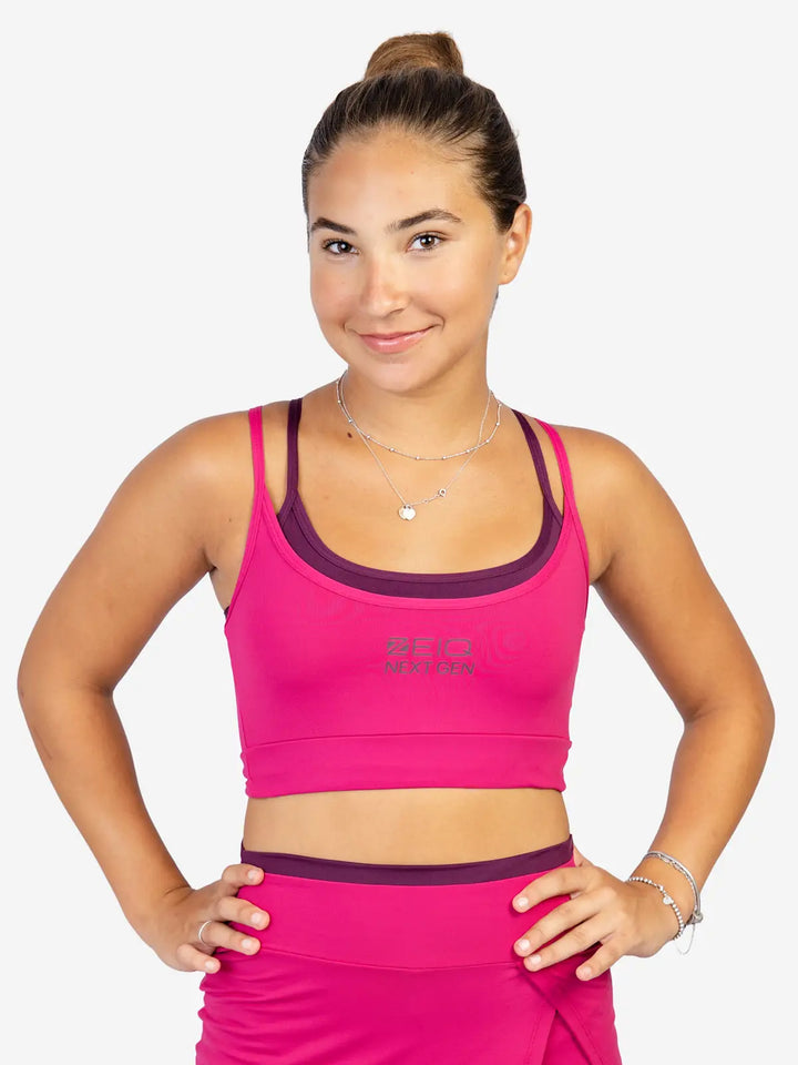 Top Fit Alça Duplo Glam NG Zeiq Pink