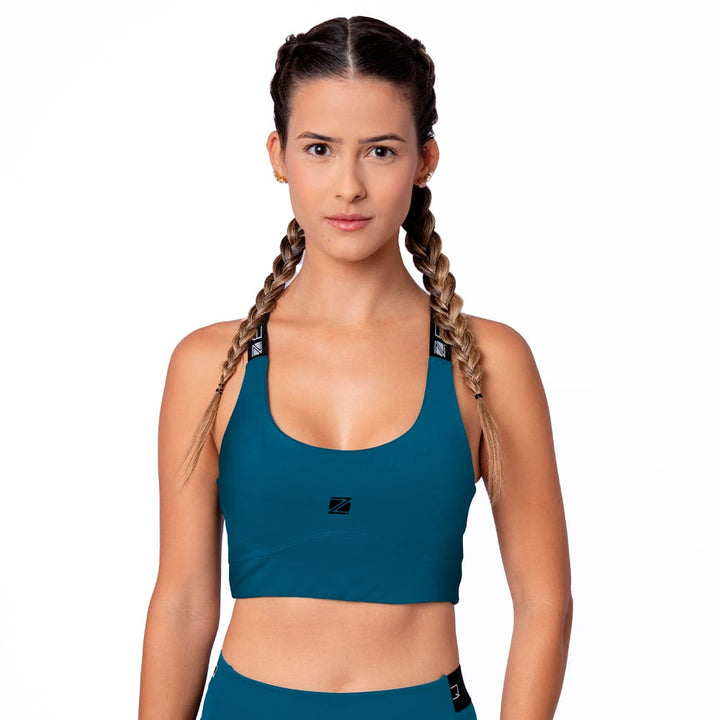Top Cross Zeiq Azul Petróleo