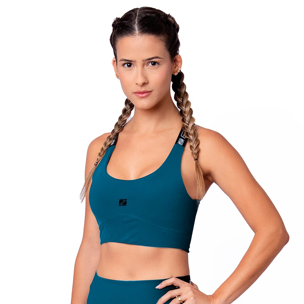 Top Cross Zeiq Azul Petróleo