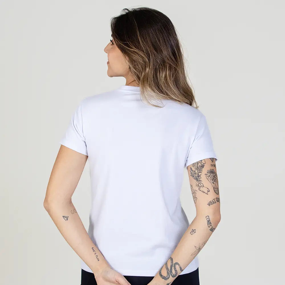 Baby Look Casual Comfort Zeiq Branca