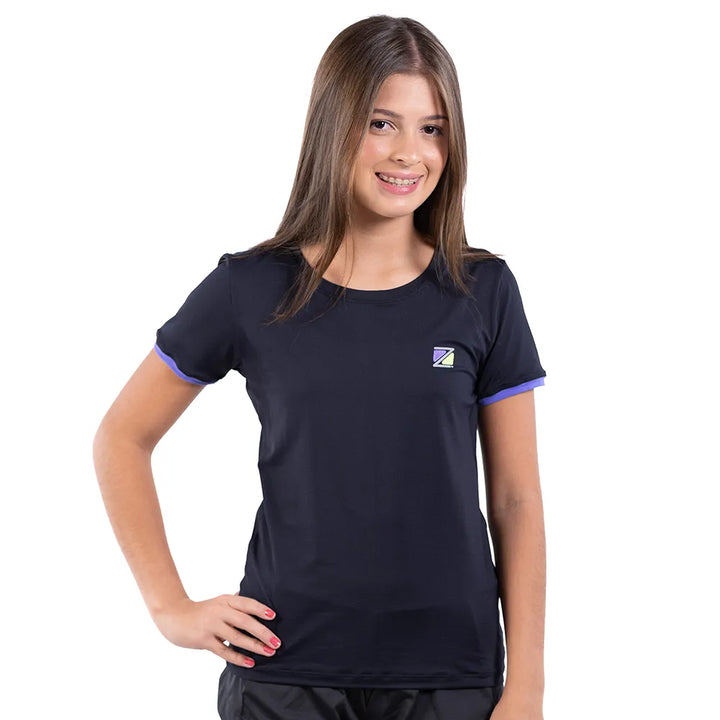 Baby Look Esportiva Dry Black Zeiq Douglas Collani