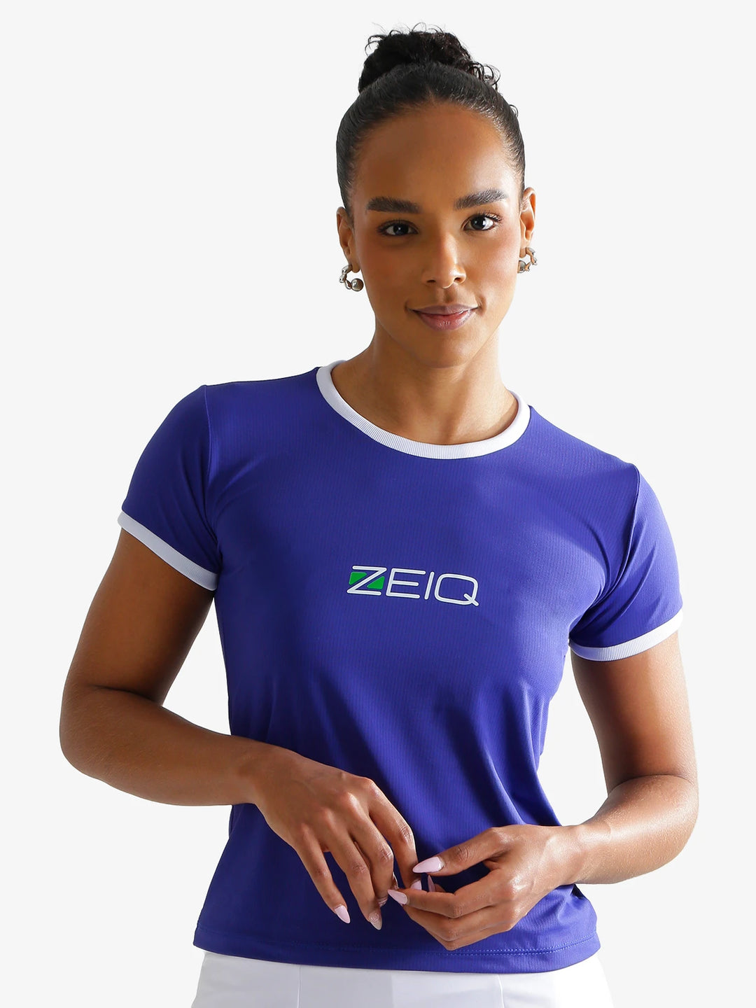 Baby Look Esportiva Dry Copa Zeiq Azul