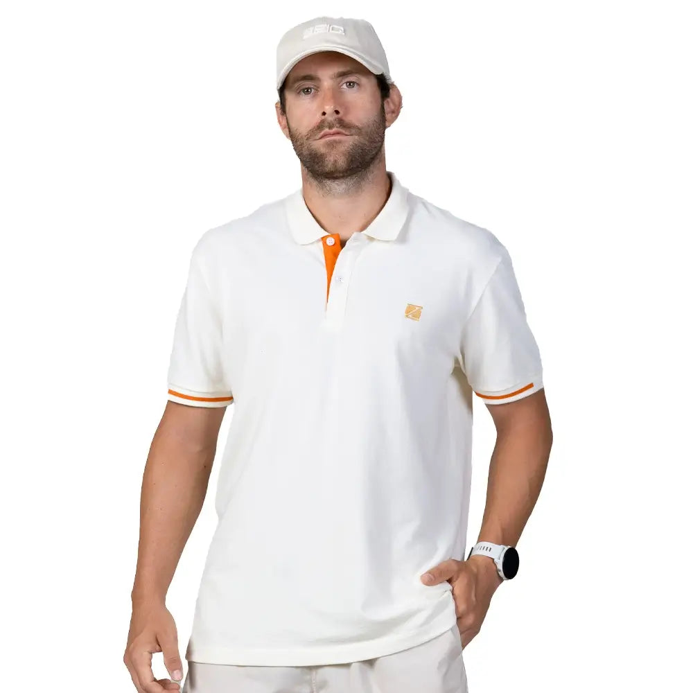 Camiseta Polo Zeiq Vanila