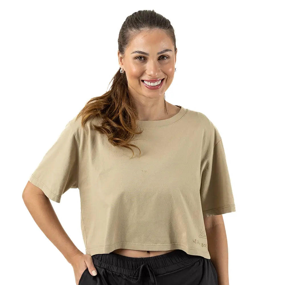 Cropped Casual Eco Zeiq Mocha