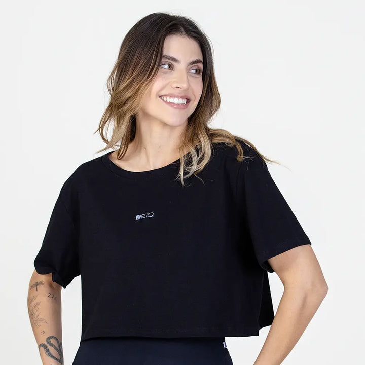Cropped Casual Zeiq Preto