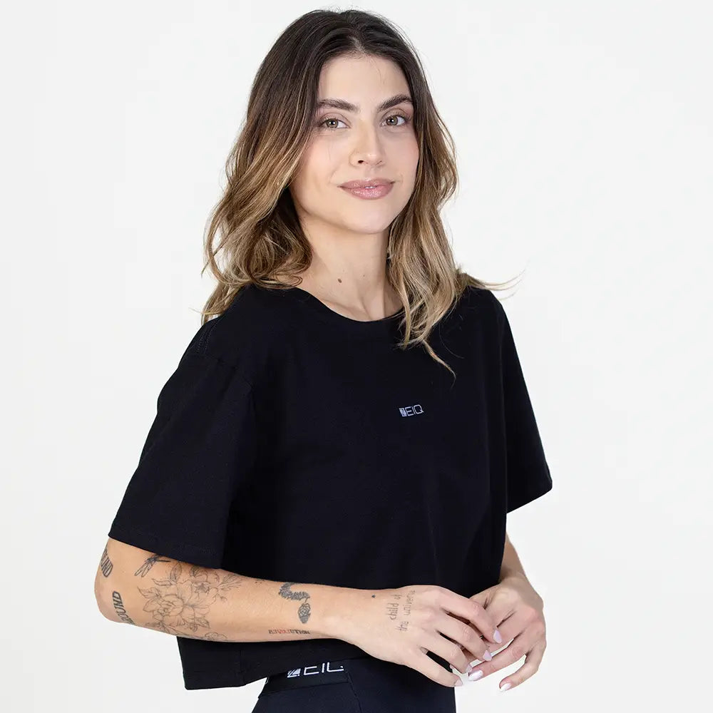 Cropped Casual Zeiq Preto
