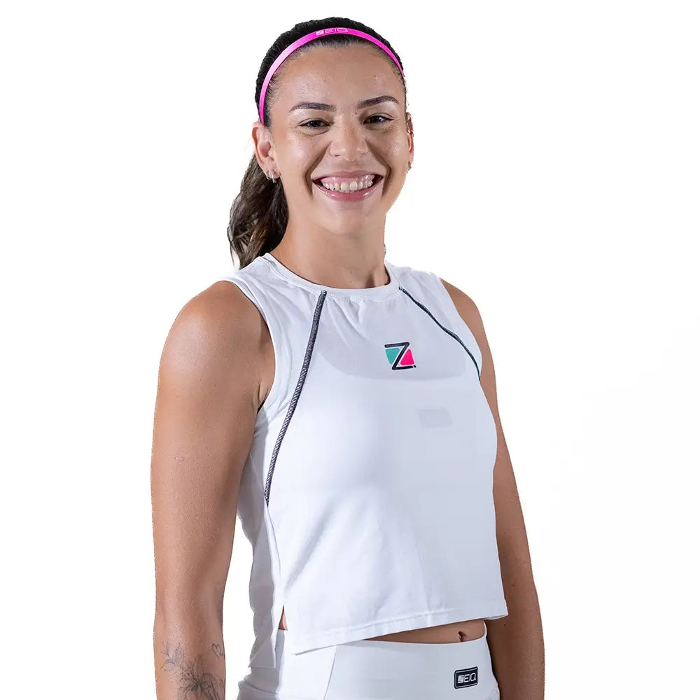 Cropped Clip Dry Branco Zeiq Julia Nogueira