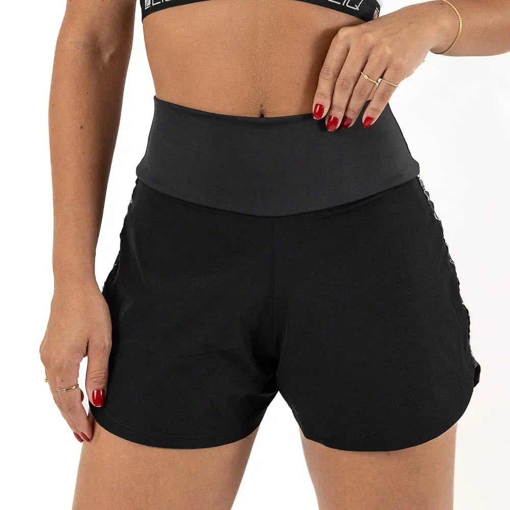 Short Duplo Flex Zeiq Preto