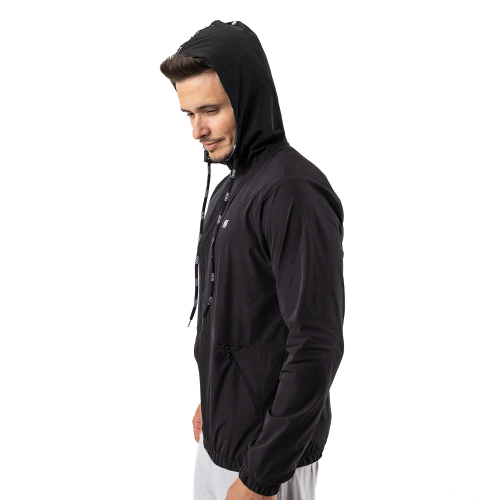 Jaqueta corta-vento Unissex Hover Zeiq Preta