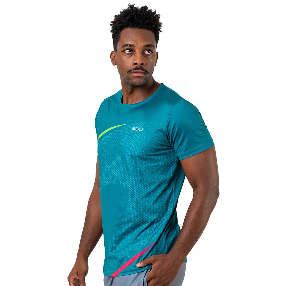 Camiseta Dry Revolution Zeiq Azul Petróleo