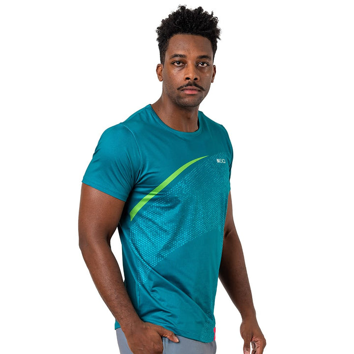 Camiseta Dry Revolution Zeiq Azul Petróleo