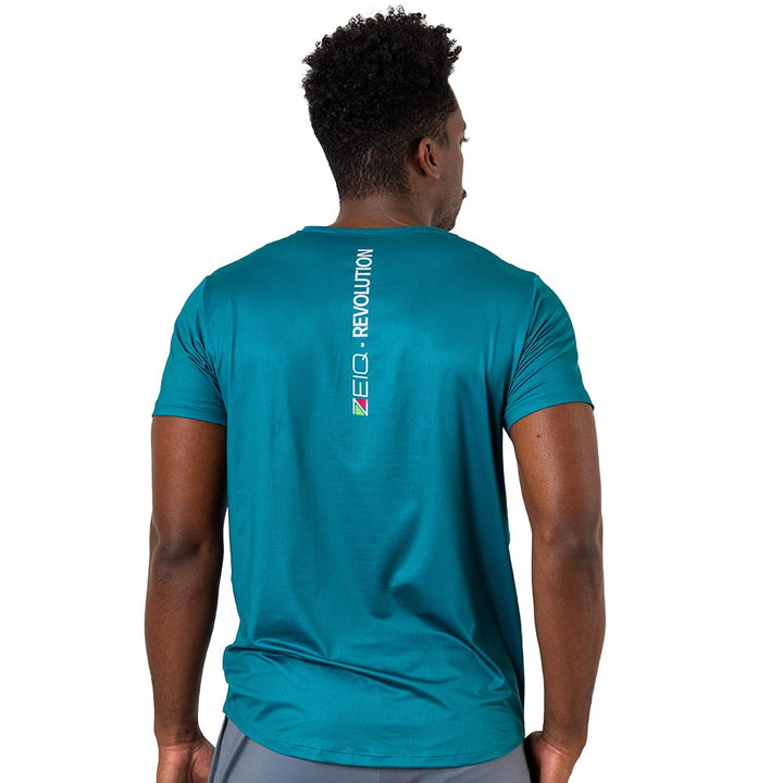 Camiseta Dry Revolution Zeiq Azul Petróleo
