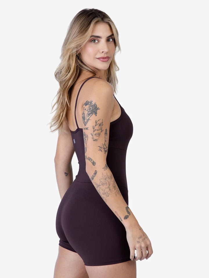 Macaquinho Fit Soft Basic Zeiq Marrom