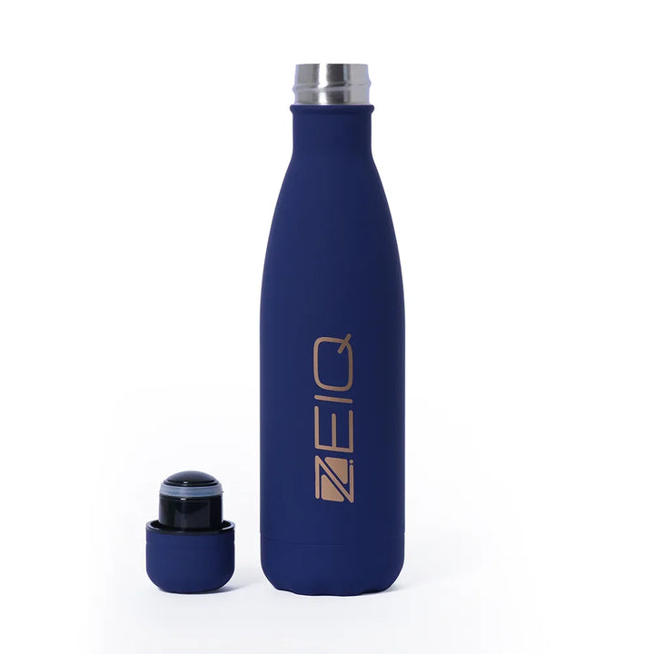 Garrafa Térmica Emborrachada Zeiq 500ml Azul Marinho