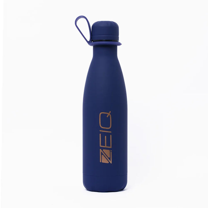 Garrafa Térmica Emborrachada Zeiq 500ml Azul Marinho
