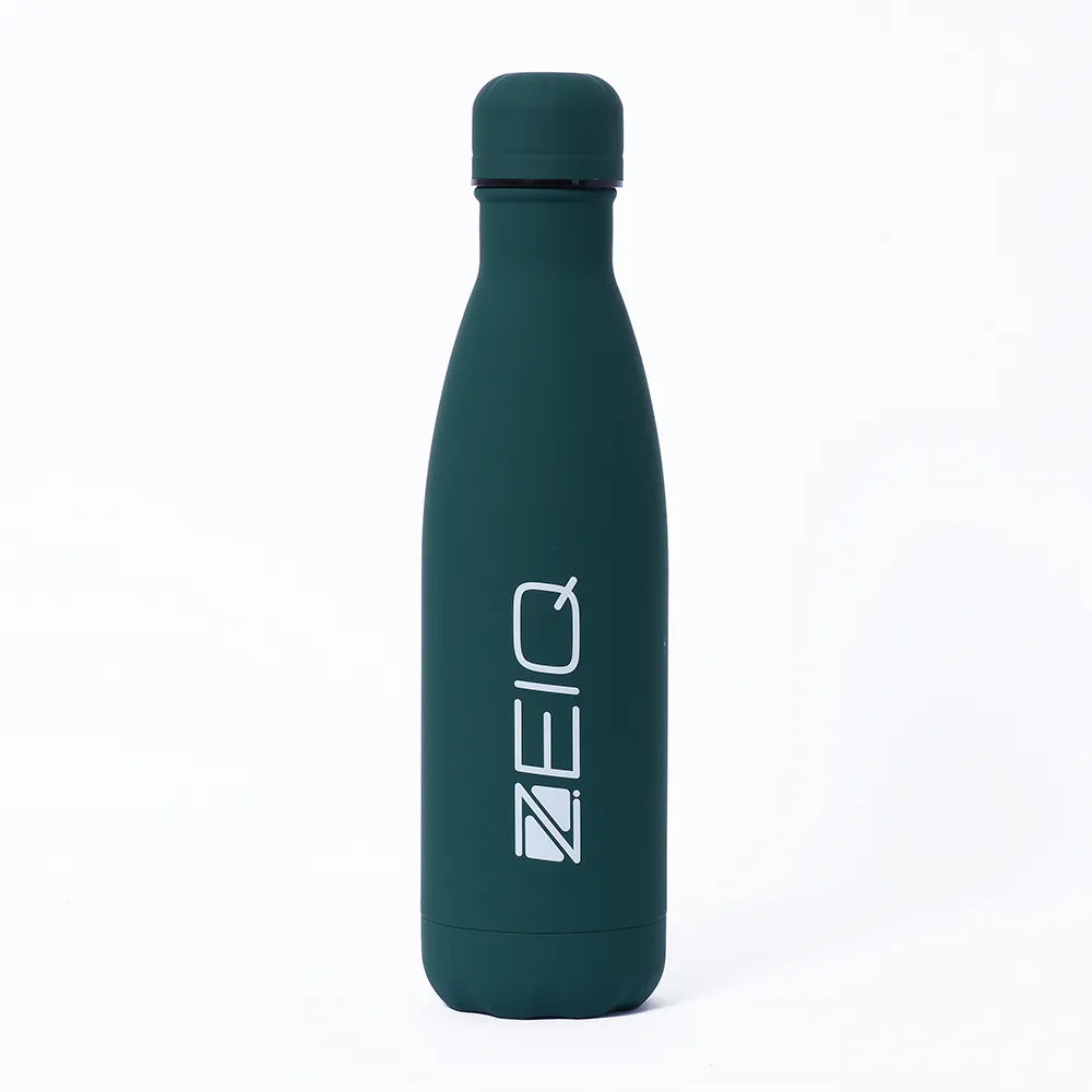 Garrafa Térmica Emborrachada Zeiq 500ml Verde Musgo