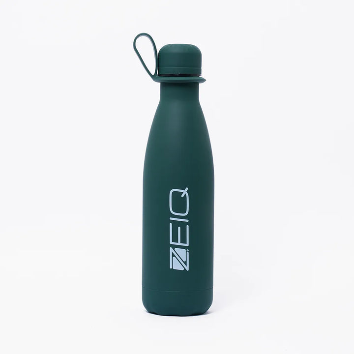 Garrafa Térmica Emborrachada Zeiq 500ml Verde Musgo