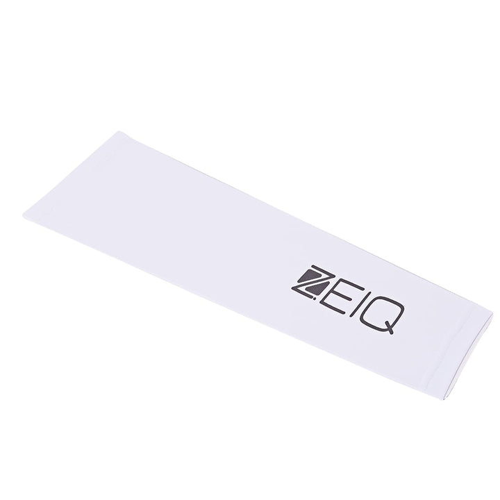 Manguito com Fator de Proteção Solar UV 50 Zeiq Branco - Logo Preto